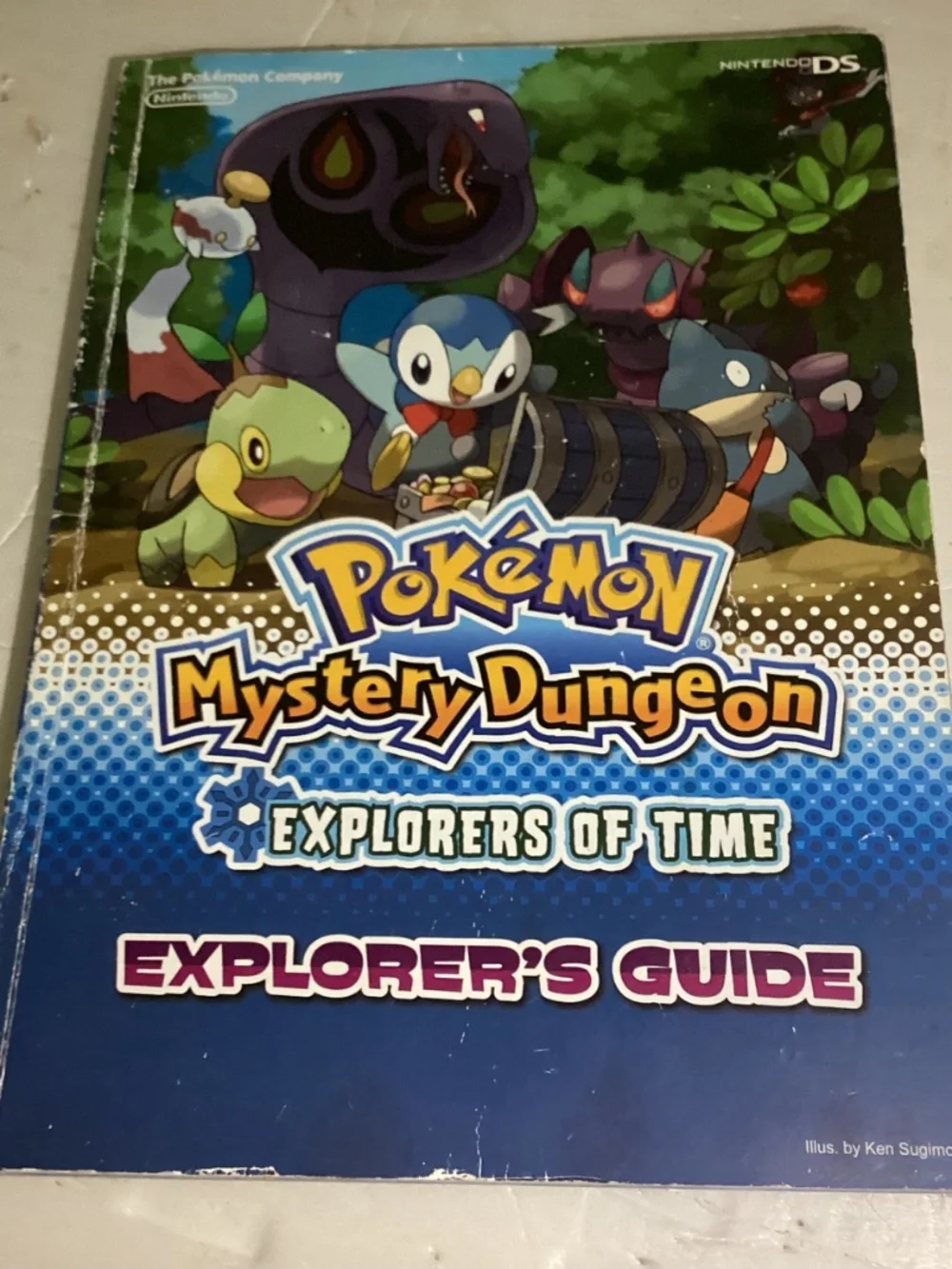 Pokemon Mystery Dungeon Explorers of Time Explorers Guide Poor condition & Spots